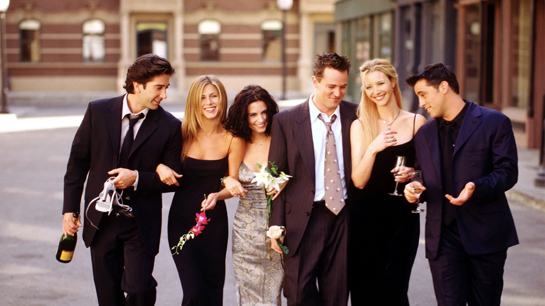 En la imagen, los actores de 'Friends'.