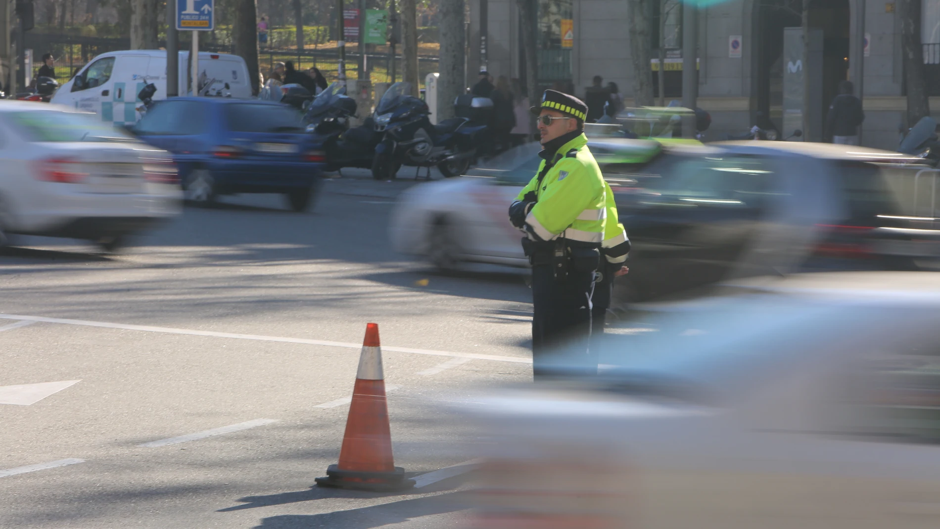 Agente de Movilidad, en la capital