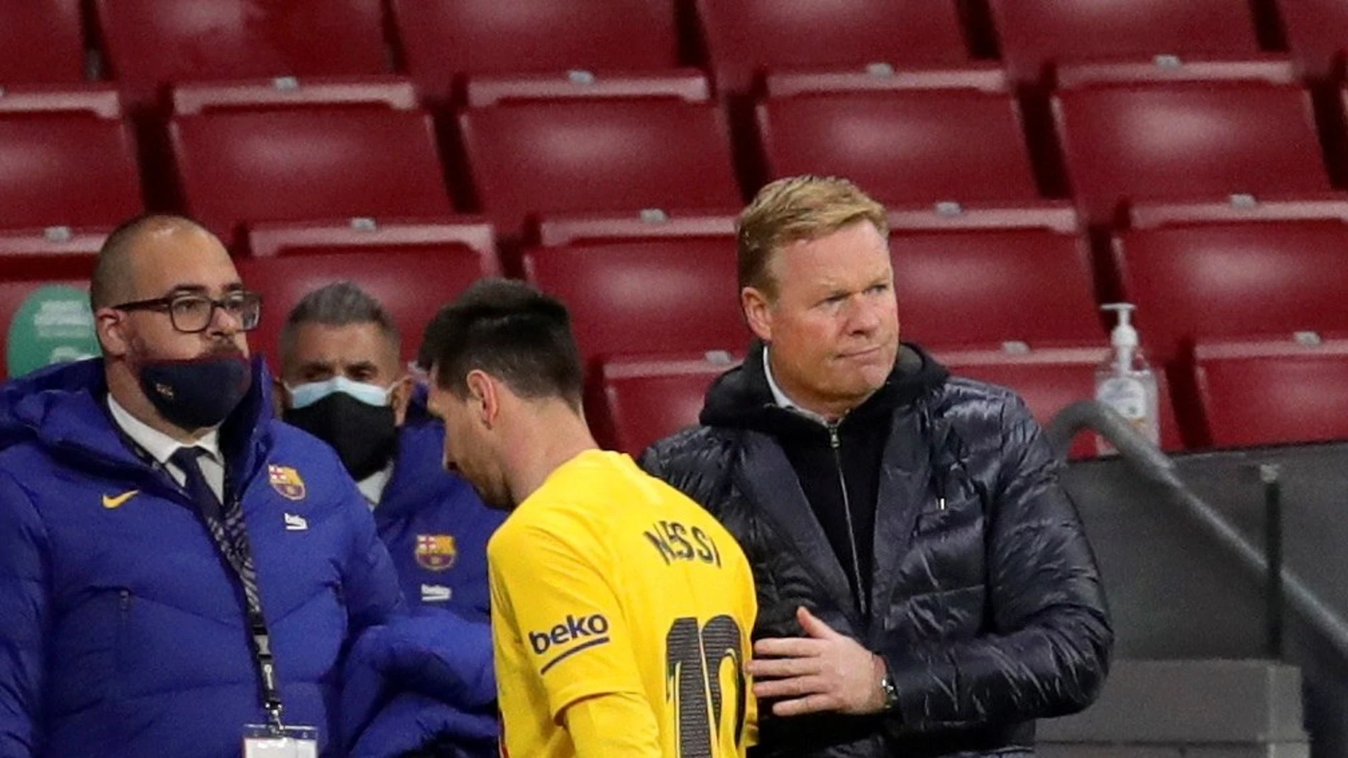 Koeman vuelve a dar descanso a Messi para la Champions