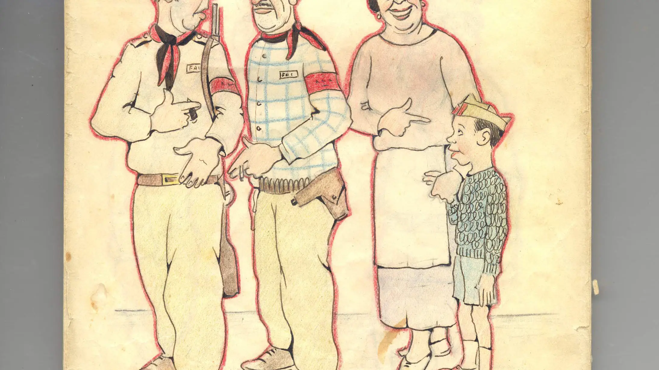 Dibujo de Luis Aizpuru