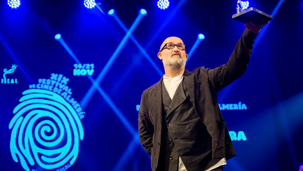 Javier Cámara recibe el premio 'Almería, tierra de cine' en la gala de clausura de Fical este sábado