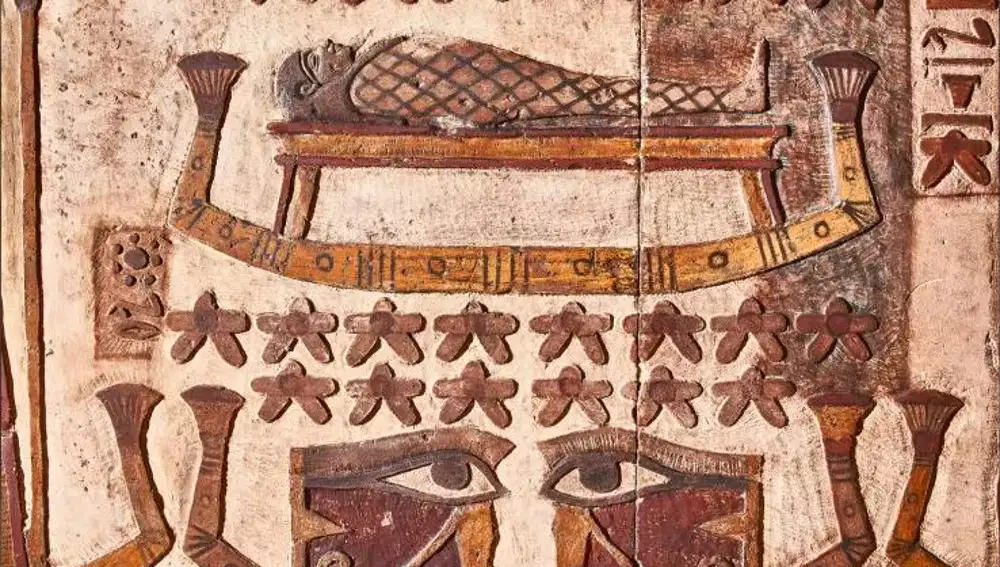 Representación egipcia de una constelación en forma de momia
