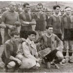 La plantilla del Barça, en el último partido de la Liga 1928/29