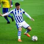 David Silva con la Real Sociedad.