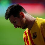 Messi, en el partido contra el Atlético, el más flojo que ha jugado esta temporada
