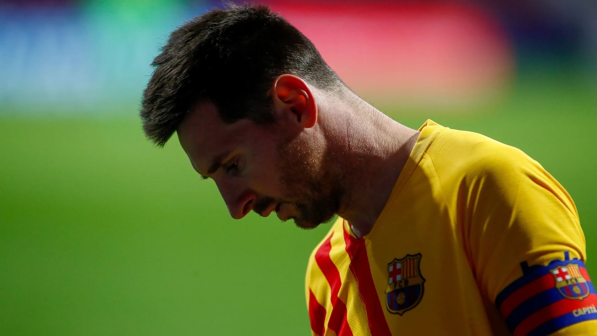 Messi, en el partido contra el Atlético, el más flojo que ha jugado esta temporada