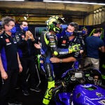 Valentino Rossi se despidió del equipo oficial de Yamaha