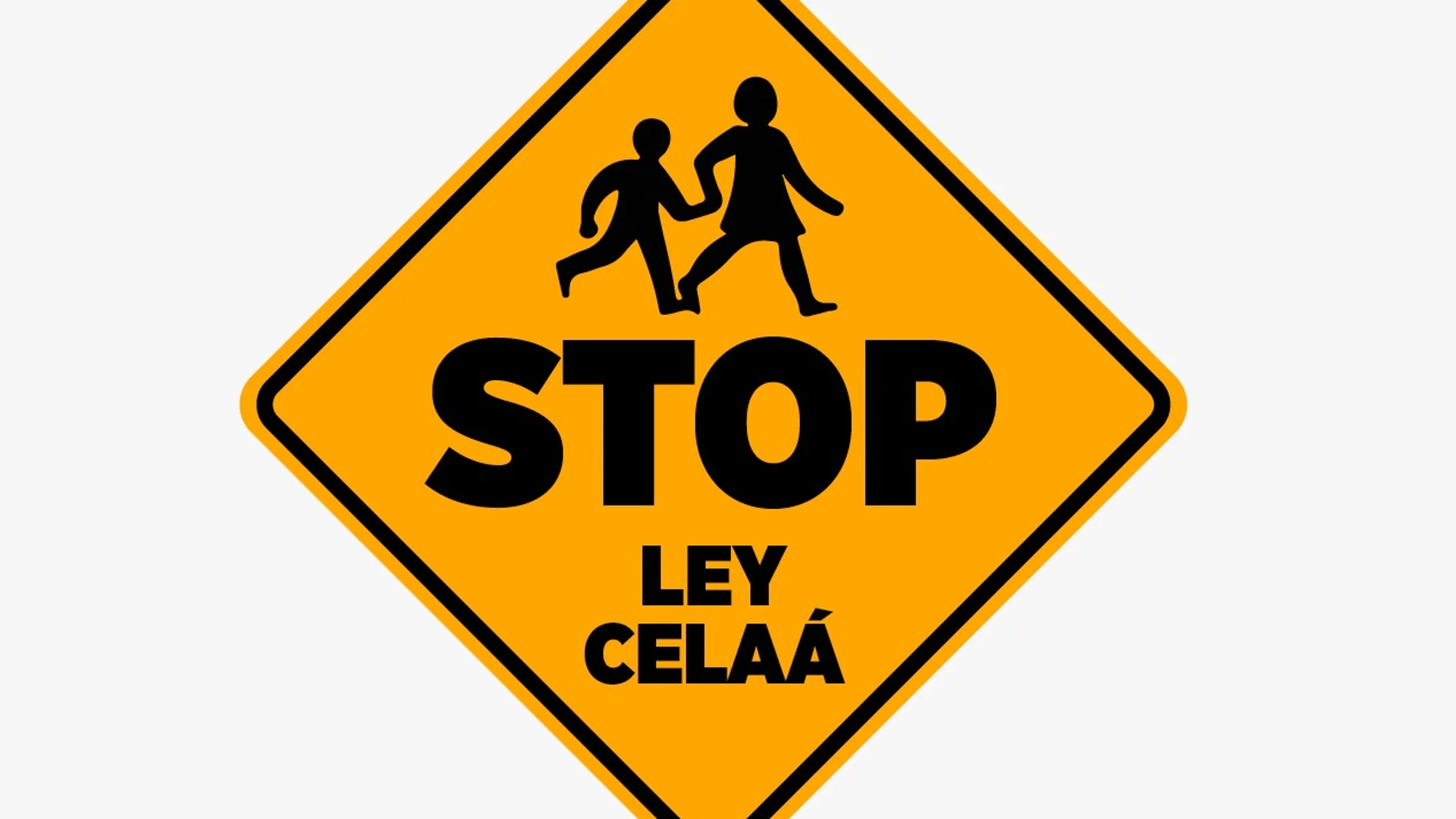 Logo stop Ley Celaa