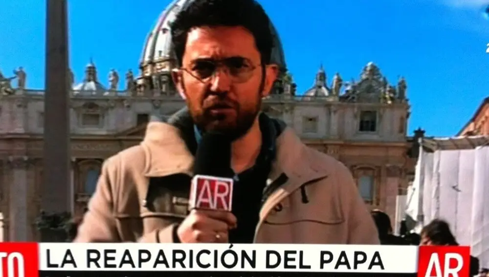 Máximo Huerta en su época de reportajes