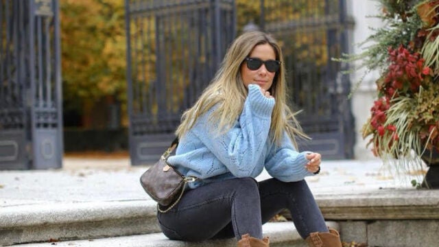 María Pombo y las botas cowboy del invierno.