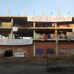 Imagen del edificio okupado en Murcia