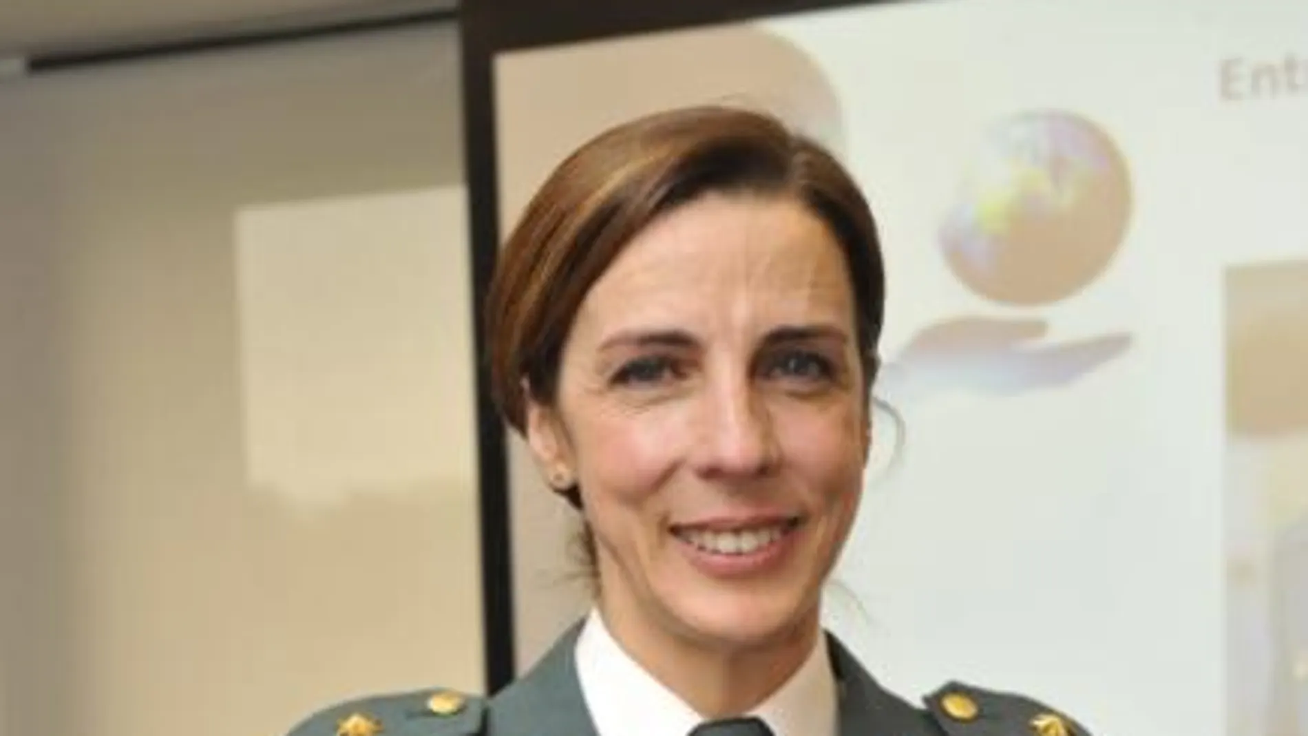 La teniente coronel Silvia Gil