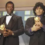 Pelé y Diego Armando Maradona.