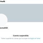 Cuenta de Adelante Andalucía suspendida en Twitter.EUROPA PRESS25/11/2020