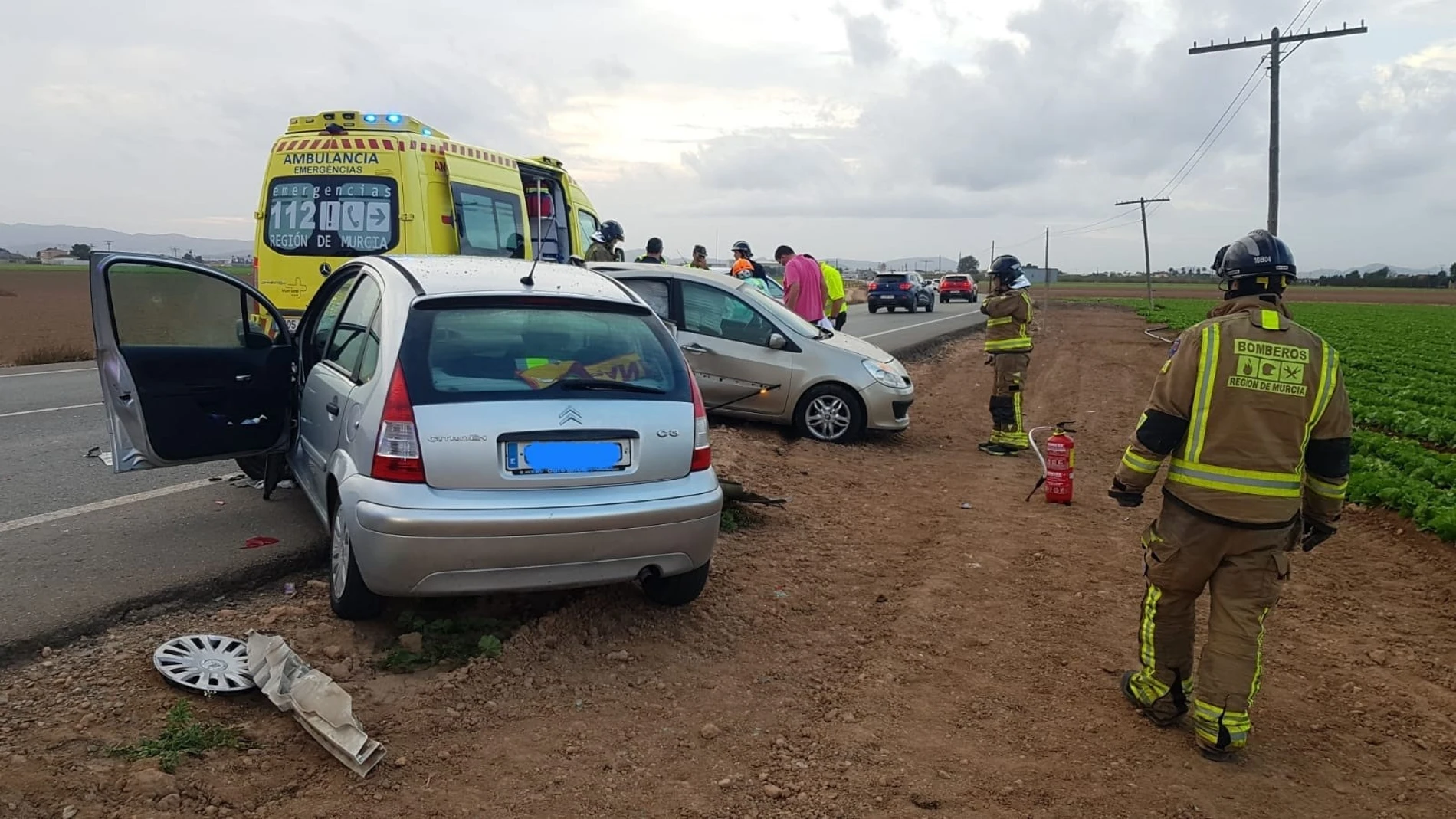 Imagen del accidente facilitada por el CEIS
