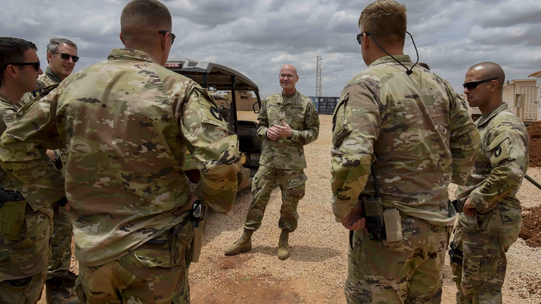 Soldados estadounidenses en una foto de septiembre en Somalia