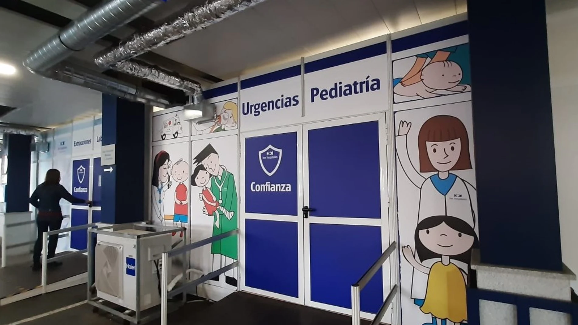 HM Hospitales ha diseñado áreas separadas con unas rutas específicas para afectados por Covid-19 y una zona especializada en atención pediátrica