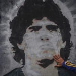 Mural de Maradona en Buenos Aires
