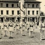 Efectivos del Regimiento de Infantería de Montaña número 8 en 1957 en Loyola