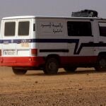 Vehículo del Frente Polisario con los colores de la Ertzaintza