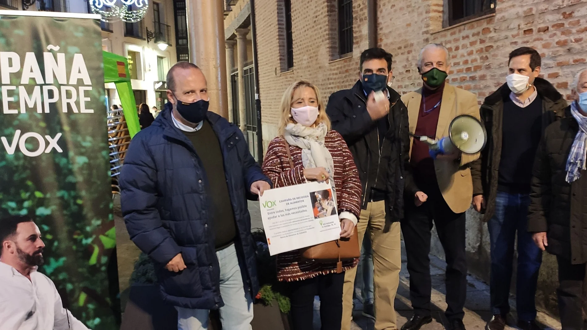 Vox Valladolid pone en marcha una campaña de recogida de alimentos en Valladolid y provincia para los que menos tienen