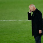 Zidane, en un partido del Real Madrid