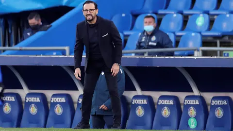 El entrenador del Getafe José Bordalás.