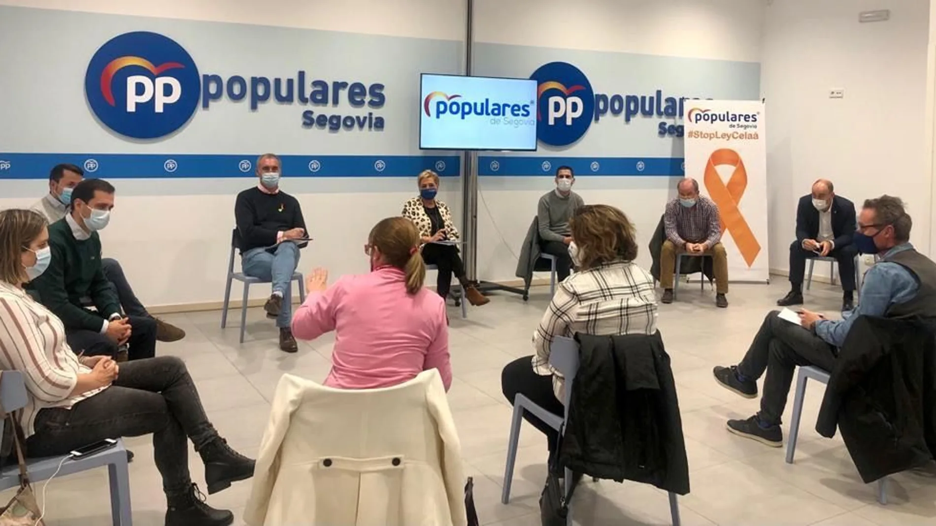 Los dirigentes del PP de Segovia se reúnen con las asociaciones y familiares de niños con capacidades diferentes