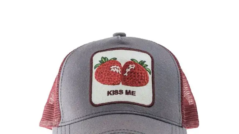 Gorra 'Kiss me'.