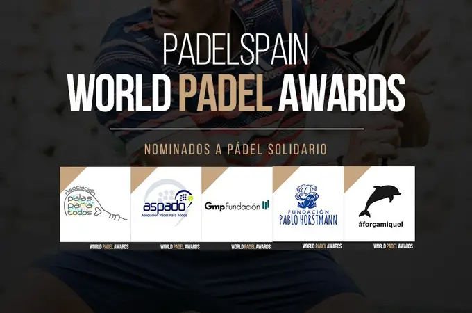 El Pádel Solidario merece su reconocimiento: conoce a los cinco nominados en los PWPA 2020