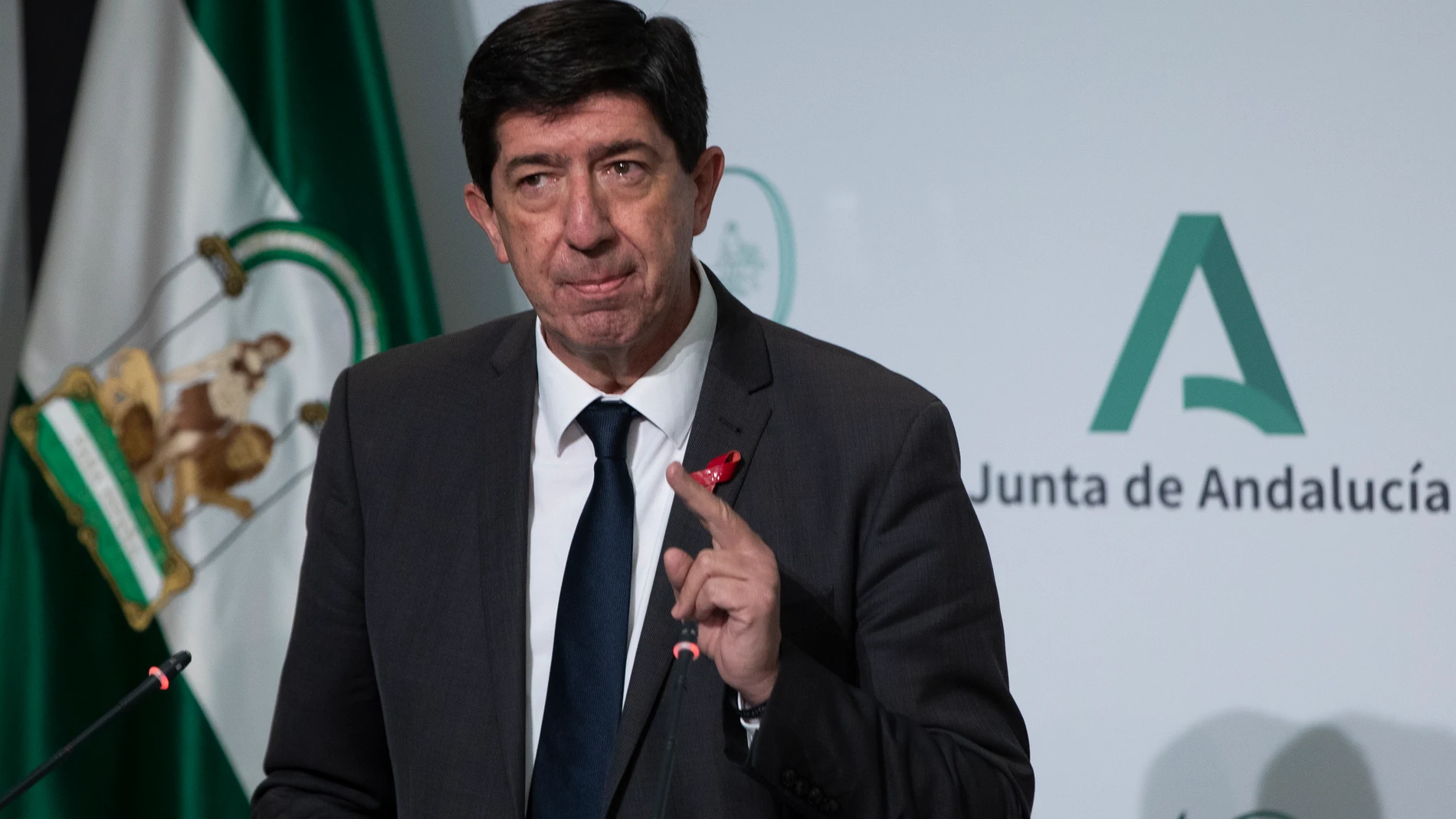 El vicepresidente de la Junta de Andalucía, Juan Marín