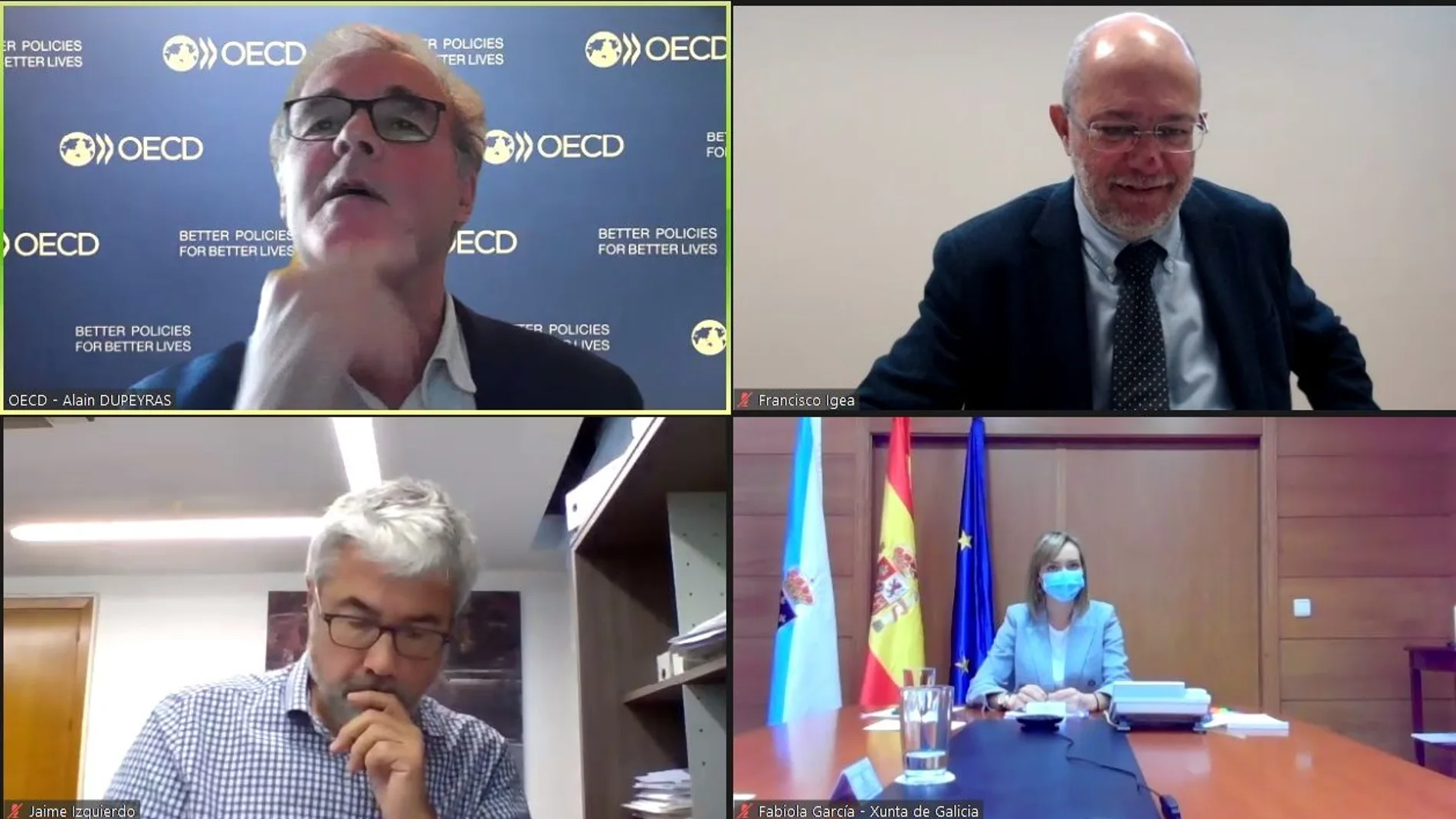 El vicepresidente Igea comparte ante la OCDE las demandas de Castilla y León en las estrategias para la despoblación