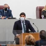 El presidente del Gobierno regional, Fernando López Miras