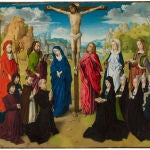«Calvario con santos y donantes», del pintor flamenco Hugo van der Goes