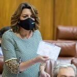 La actual líder de la oposición en Andalucía y presidenta de la Junta de 2013 a 2019, Susana Díaz