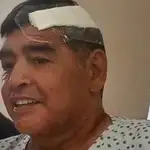 Maradona, tras ser intervenido
