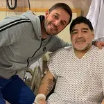 Matías Morla y Diego Armando Maradona.