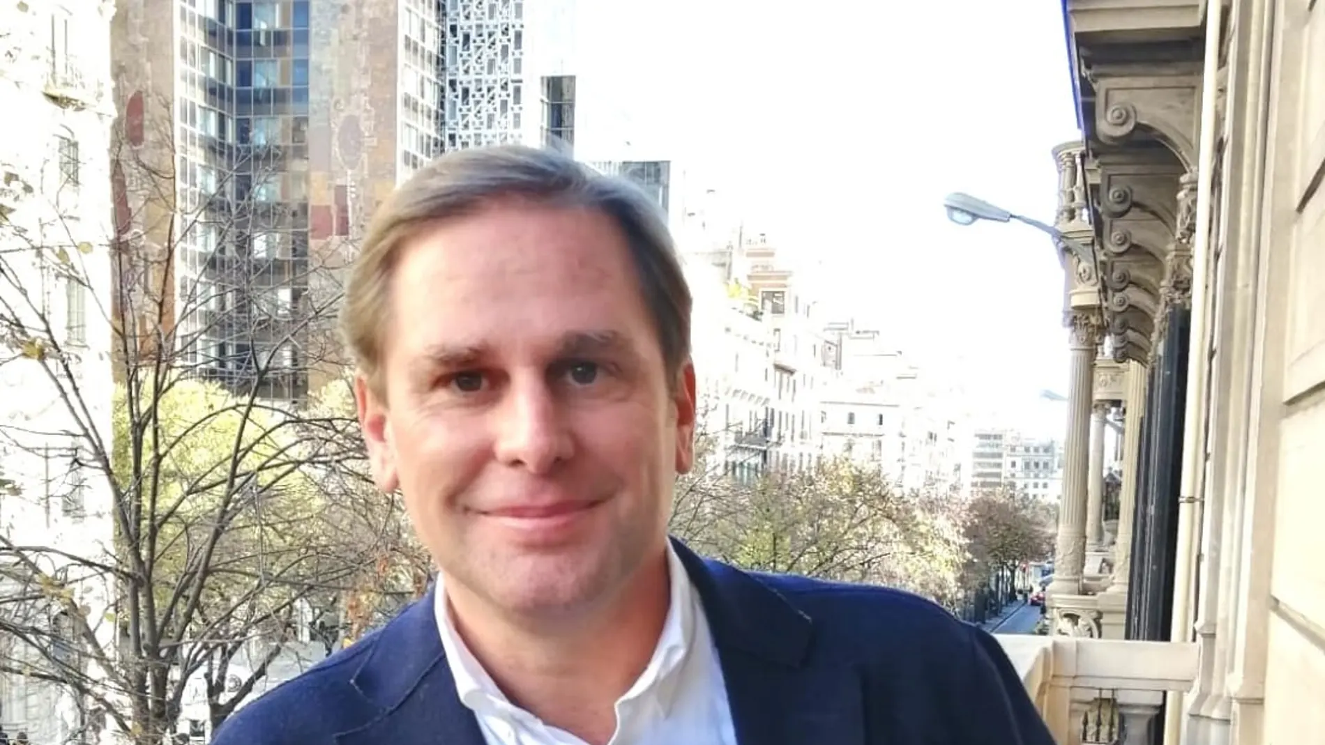 El presidente de Vox en Barcelona, Juan Garriga
