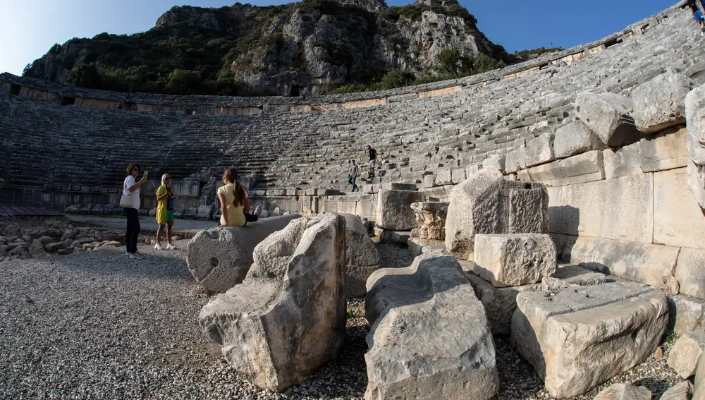 El teatro de la antigua ciudad de Myra