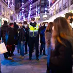 En algunos puntos del centro de Madrid, la Policía cortó el acceso a algunas calles durante algunos minutos
