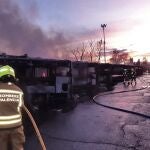 El PP pide convocar con urgencia el Consejo de Administración de la EMT tras el incendio en las cocheras