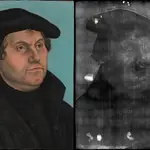 Martín Lutero inmortalizado por el pintor Lucas Cranach «el viejo», quien también le cedió sus prensas para difundir sus tesis