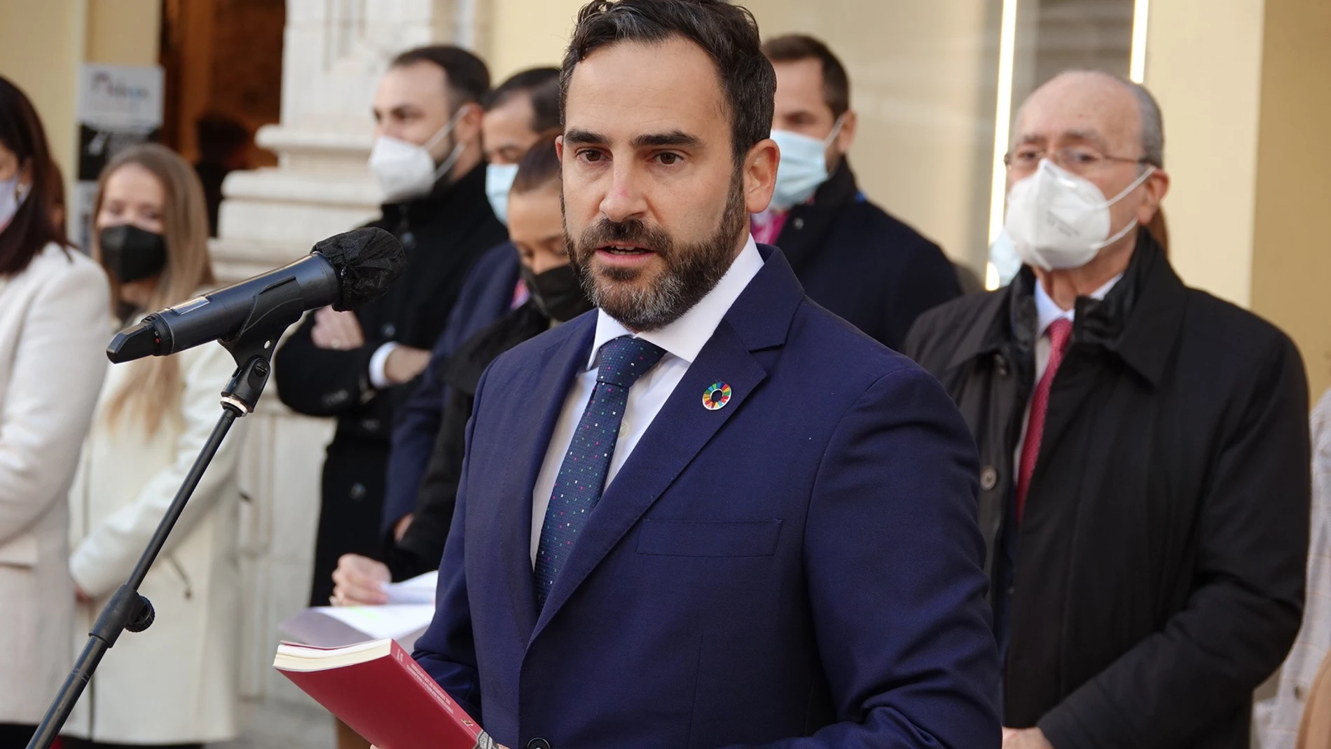 Daniel Pérez, portavoz del PSOE en el Ayuntamiento de Málaga