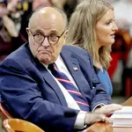 El abogado personal del presidente Donald Trump, Rudy Giuliani
