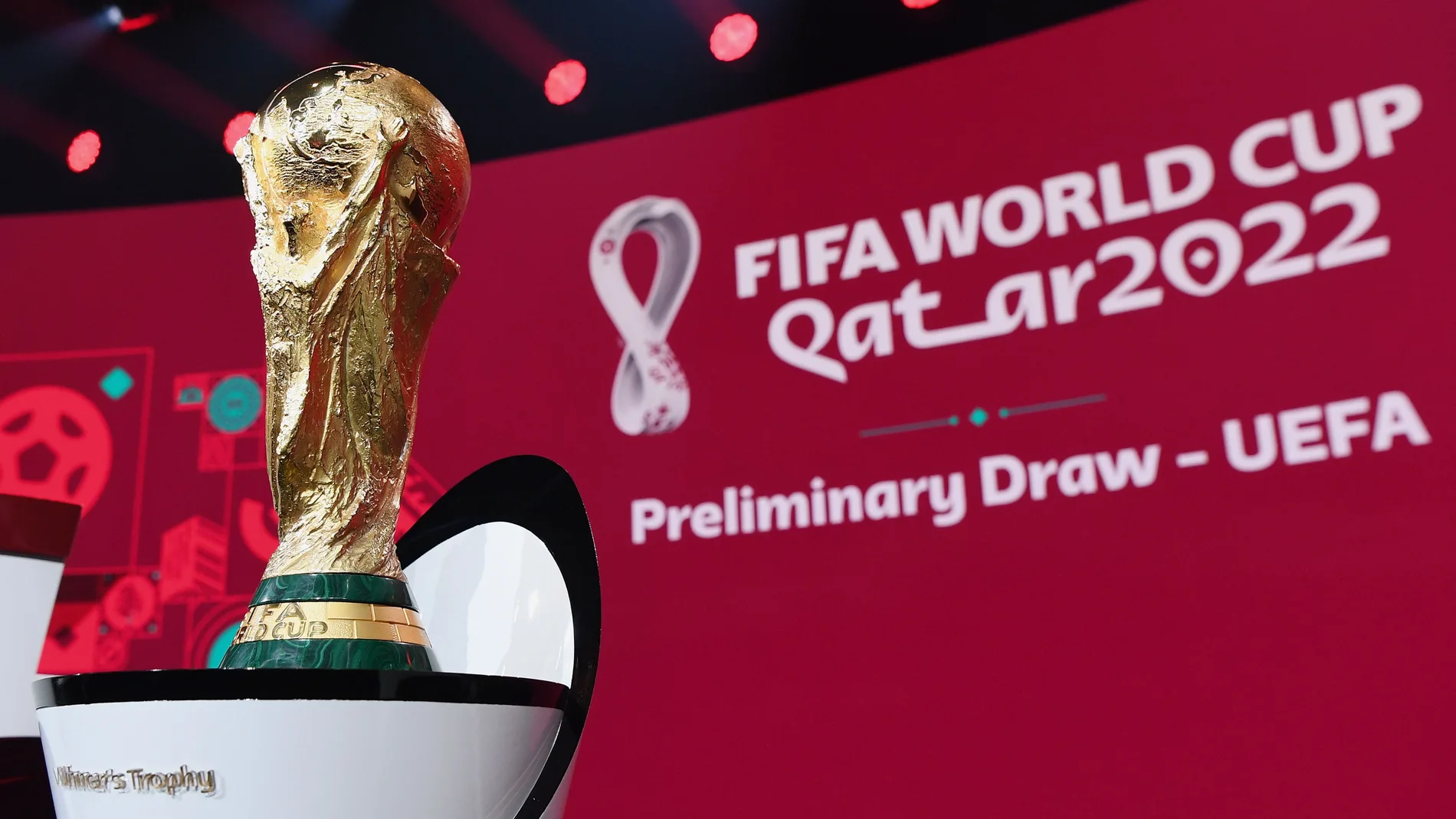 Imagen del trofeo FIFA del Mundial de Qatar 2022