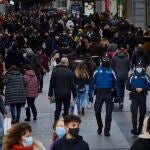 Ambiente navideño en las calles del centro de Madrid. Alberto F. Roldán