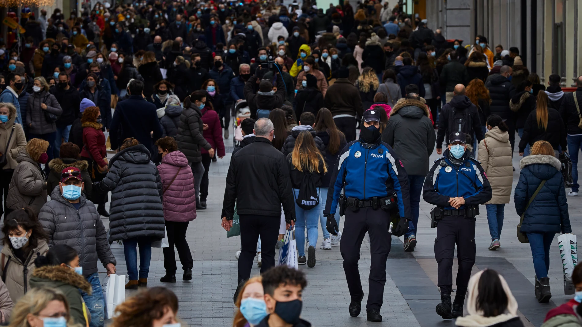 Ambiente navideño en las calles del centro de Madrid. Alberto F. Roldán