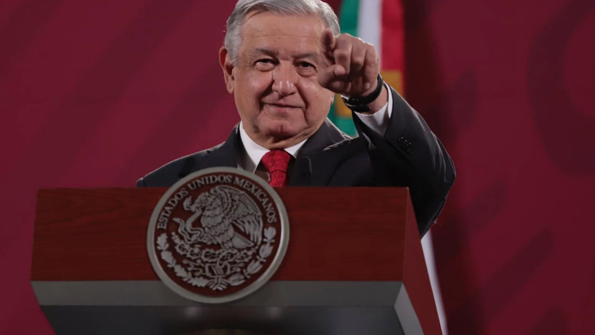 El presidente mexicano, Andrés Manuel López Obrador, conocido como AMLO