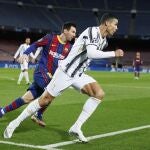 Ronaldo y Messi en el Barcelona-Juventus de la Champions