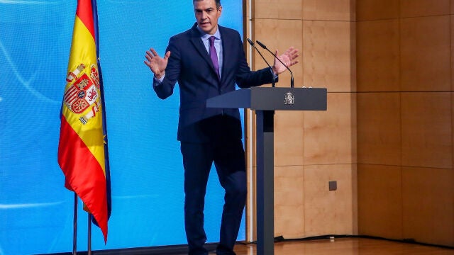 El presidente del Gobierno, Pedro Sánchez